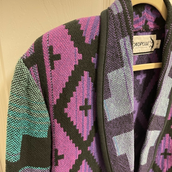 Vintage Kokopelli Open Front Jacket - Picture 5 of 12